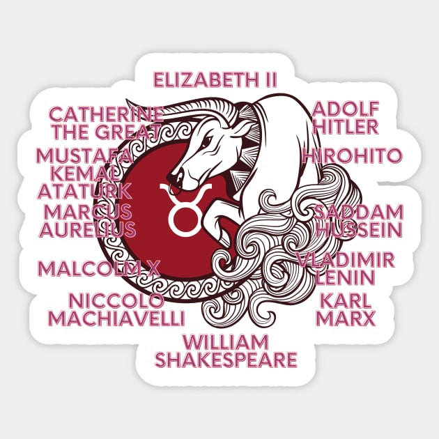 Taurus Zodiac Sign Test Sticker by DarioNelaj